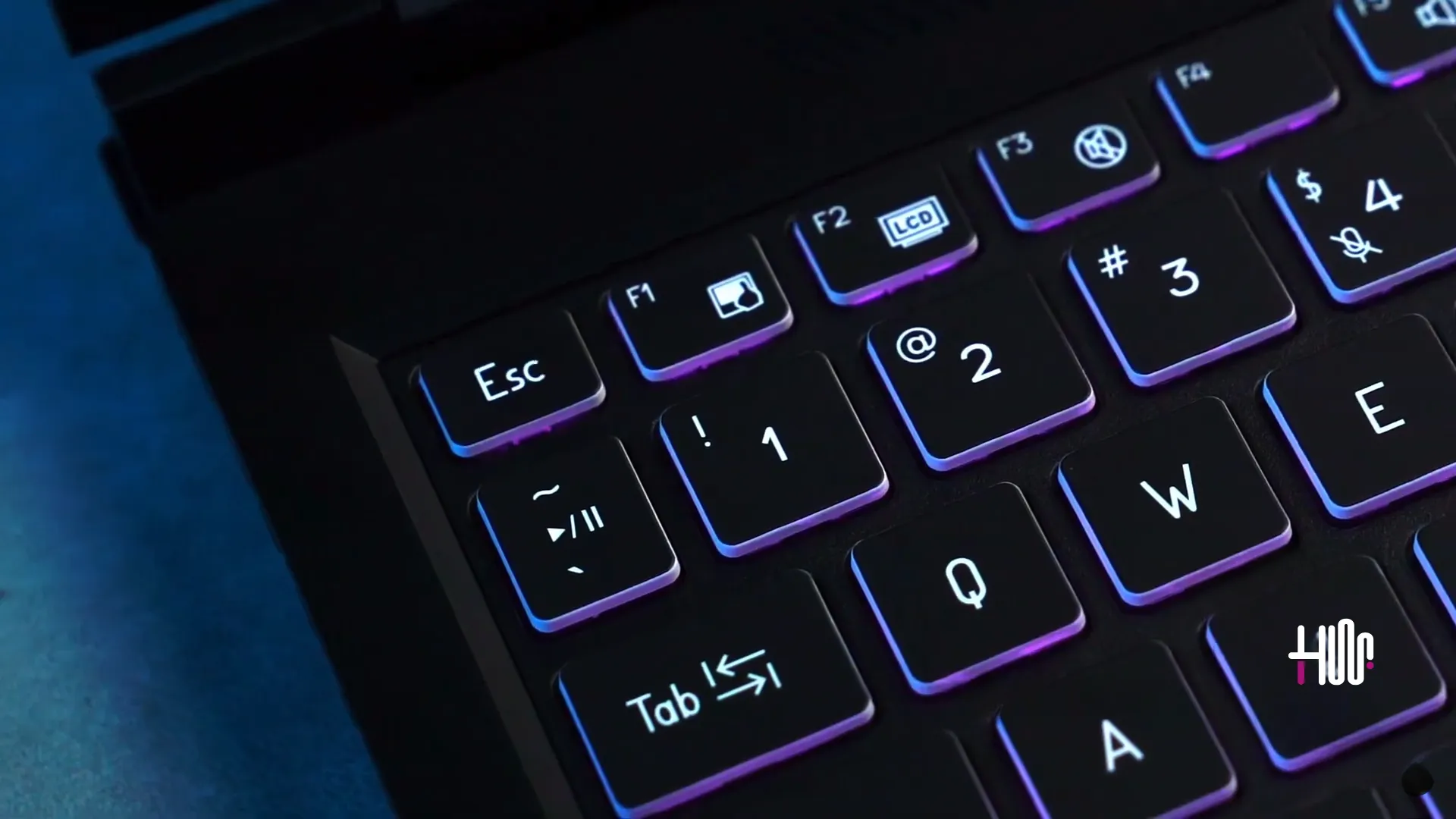 Gigabyte G6 KF gaming laptop (2024) keyboard with backlit