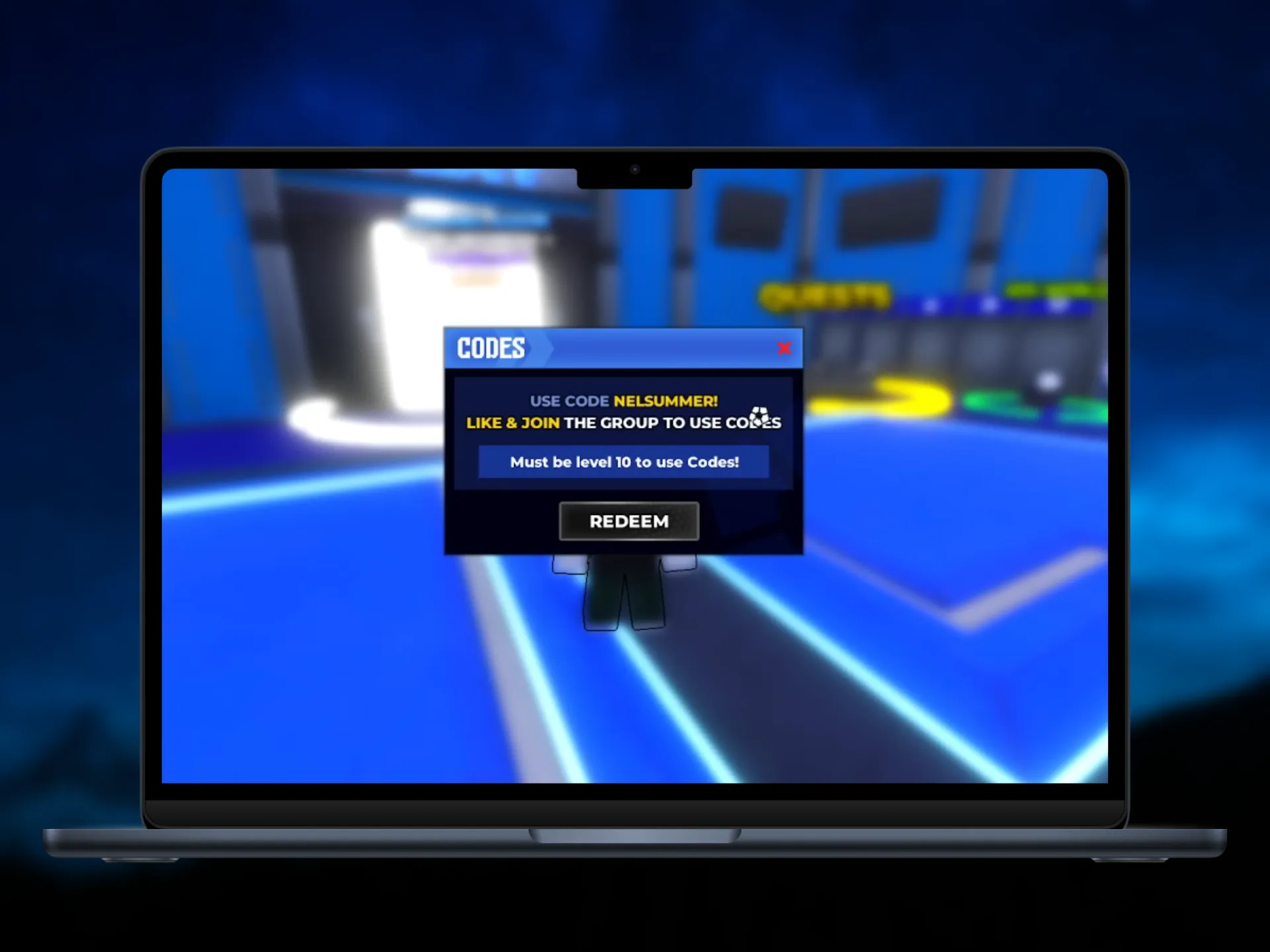 Blue Lock Rivals codes redeem section