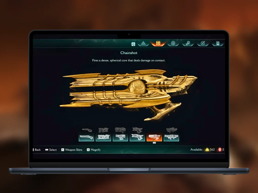 Chain Shot Weapon in Doom The Dark Ages