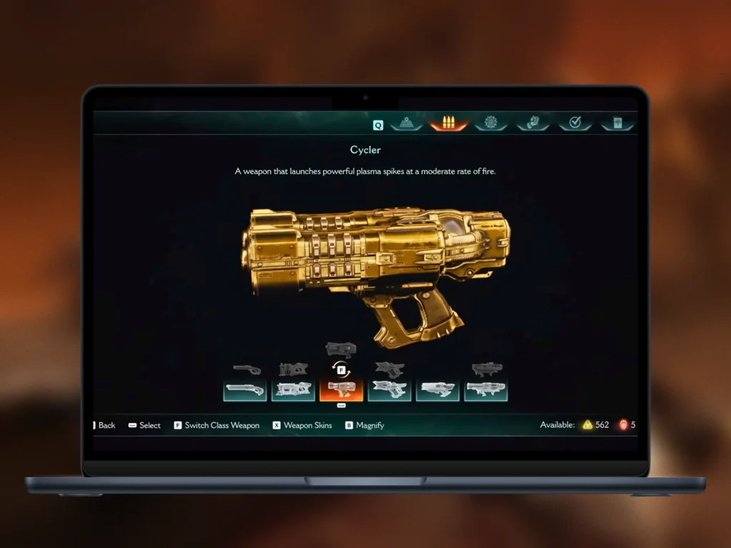 Cycler Weapon in Doom The Dark Ages