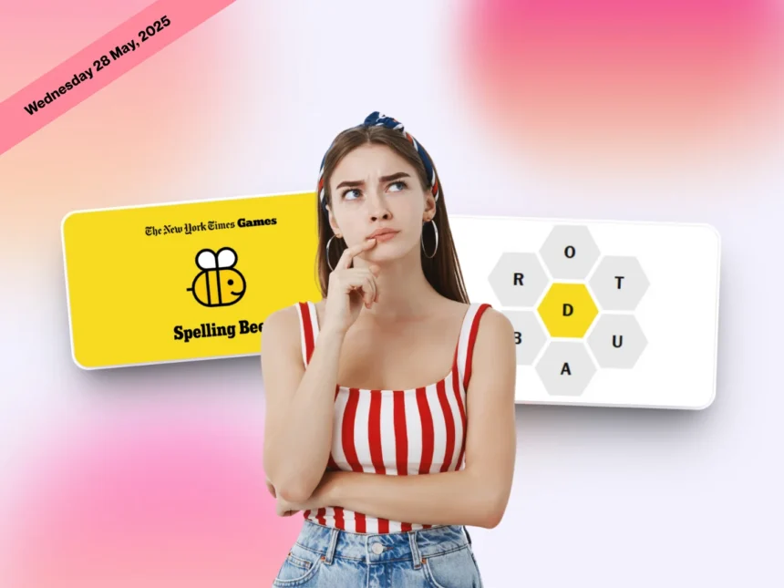 NYT Spelling Bee May 28, 2025 – Puzzle Answers & Pangram 1 NYT Spelling Bee answers 28 May 2025 and Pangram today