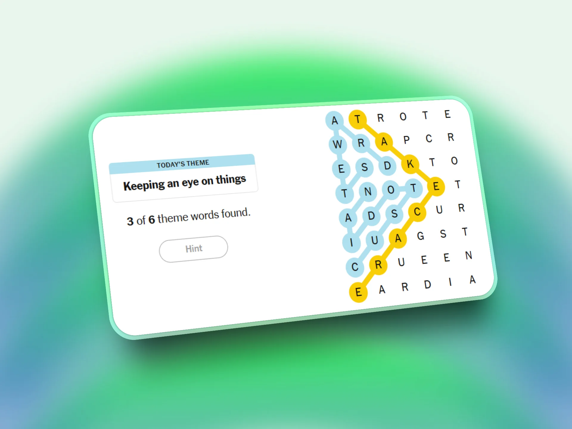 NYT Strands Today & spangram 445 Puzzle 22 May 2025