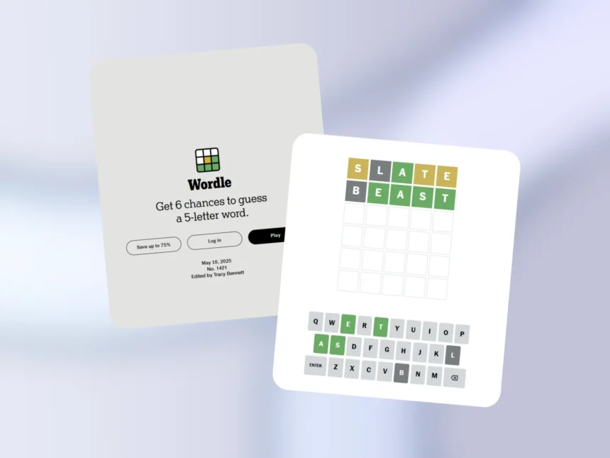 NYT Wordle Hints May 10, 2025 (#1421) Clues & Answers 1 Wordle hints today (#1421) for May 10, 2025 – Daily puzzle answer