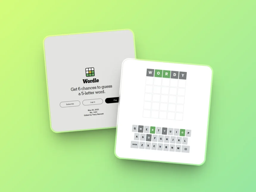 NYT Wordle Hints May 20, 2025 (#1431) Clues & Answers 1 Wordle hints today (#1431) for May 20, 2025 – Daily puzzle answer