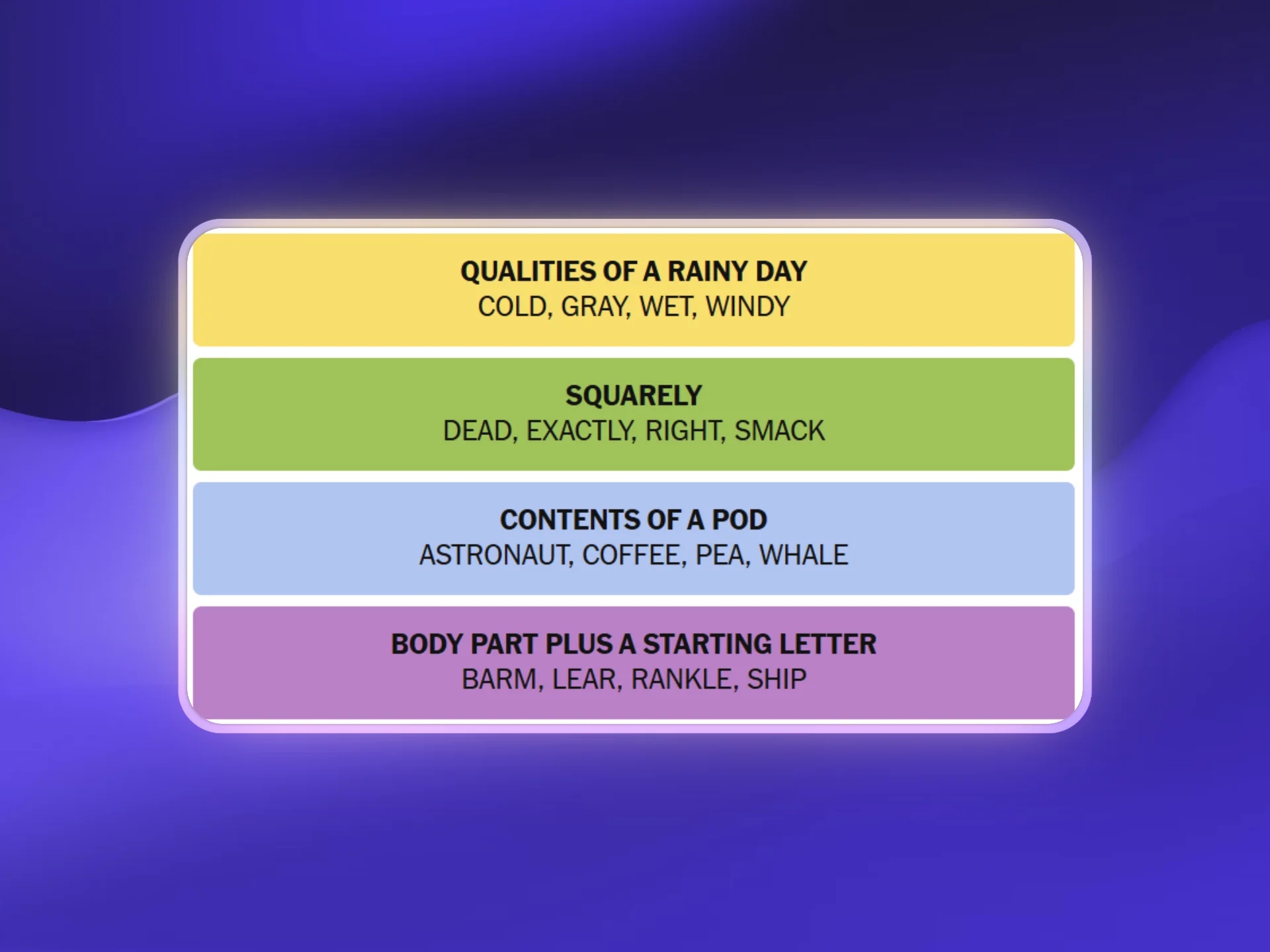 Daily NYT Connections 738 Hints and Answers 18 June,2025