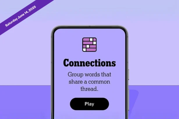 Daily NYT Connections June 14, 2025 (#734 Puzzle hints)