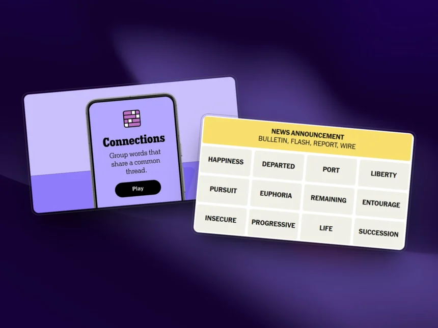 NYT Connections June 22, 2025: Hints and Answers 1 Daily NYT Connections June 22, 2025 (#742 Puzzle) connections mashable