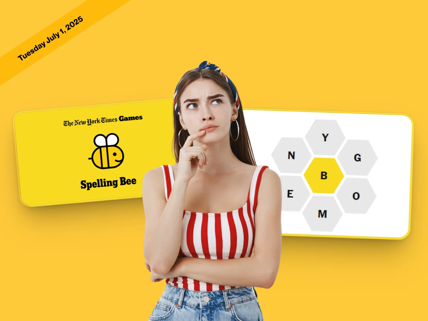 NYT Spelling Bee answers July 1, 2025 and Pangram today