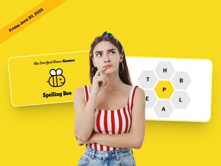 NYT Spelling Bee June 20, 2025 Answers & Pangram 1 NYT Spelling Bee answers June 20, 2025 and Pangram today