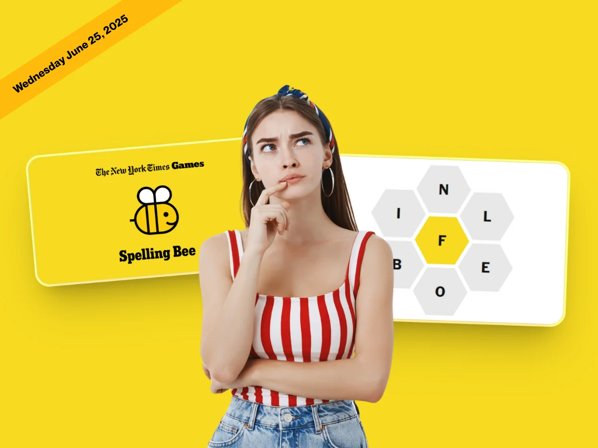 NYT Spelling Bee answers June 25, 2025 and Pangram today