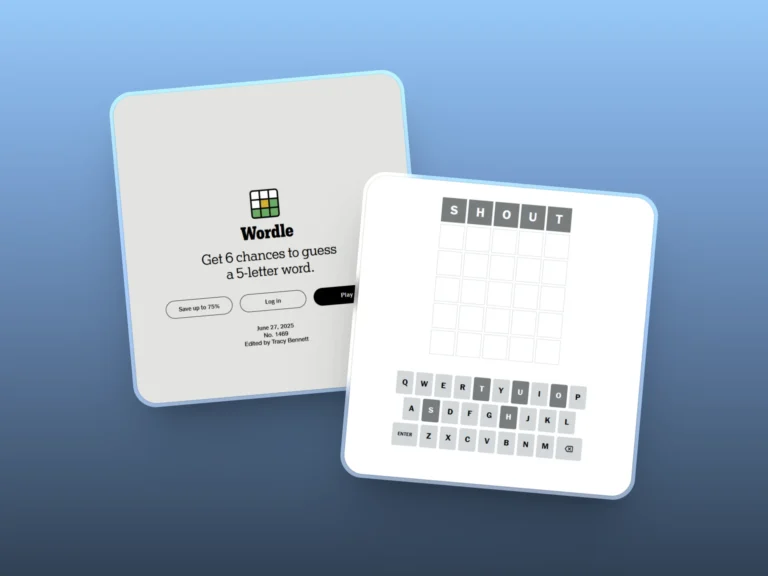 NYT Wordle hint and answer for June 27, 2025 of Puzzle #1469