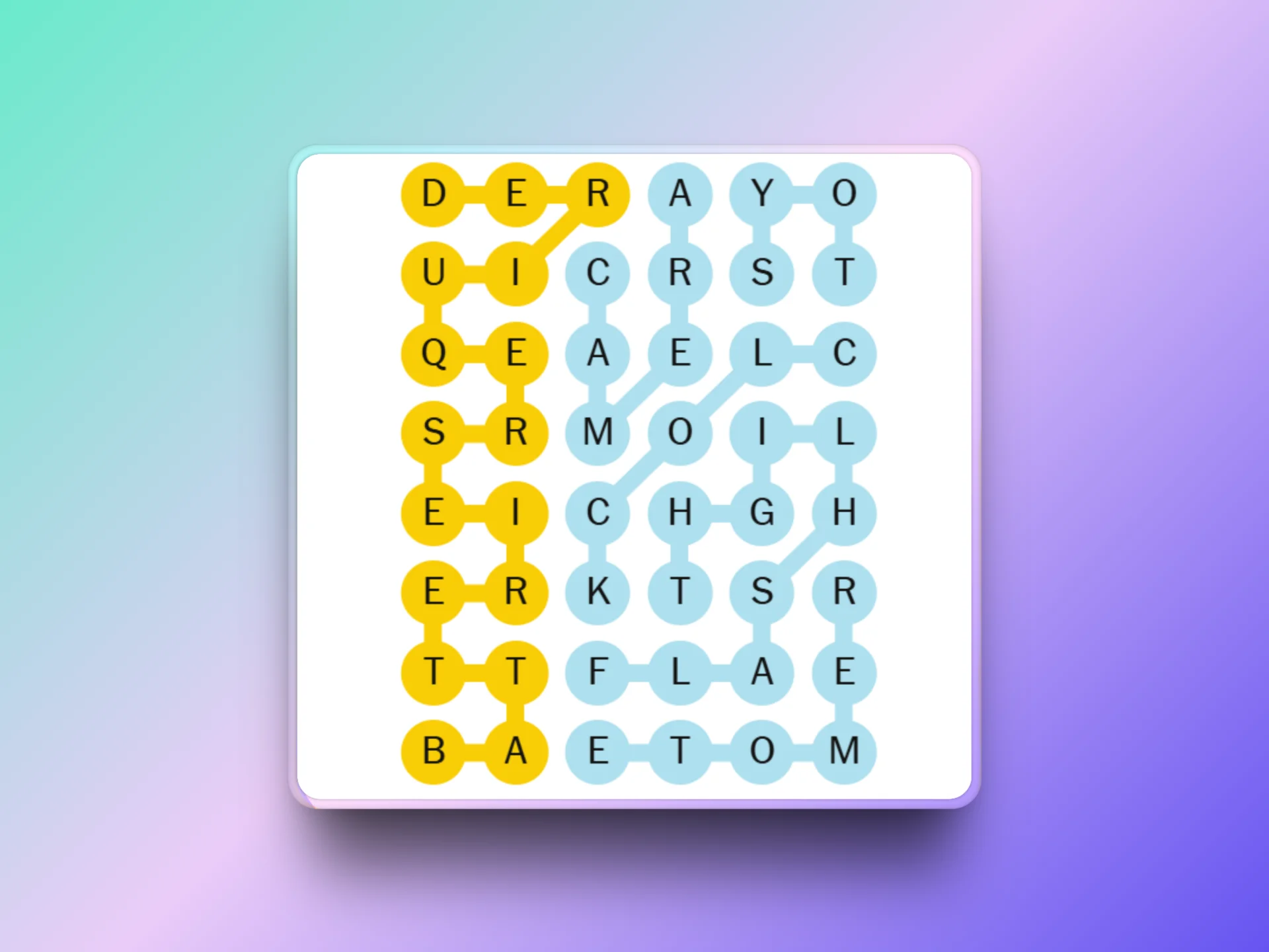 Today NYT Strand Answers June 28, 2025 - solved