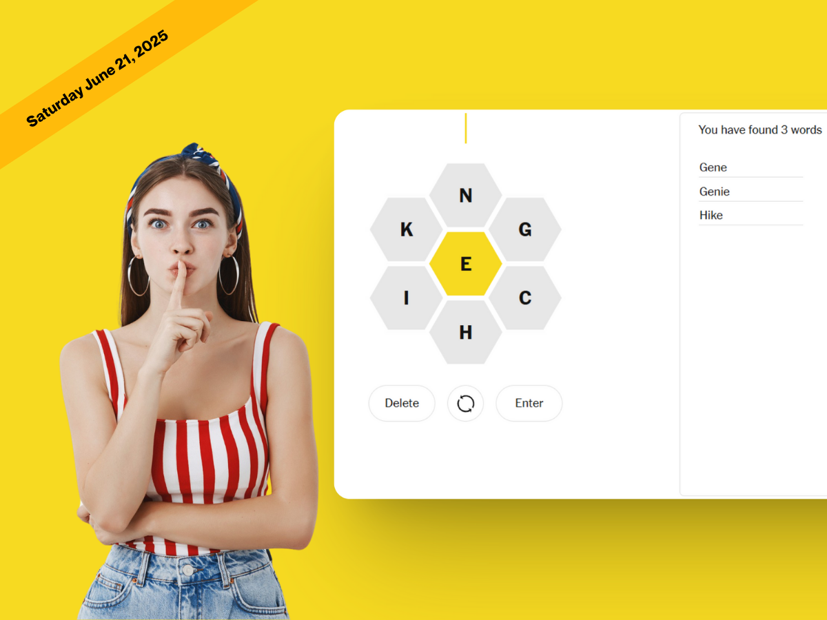 Today Spelling Bee answers June 21, 2025 and Pangram today