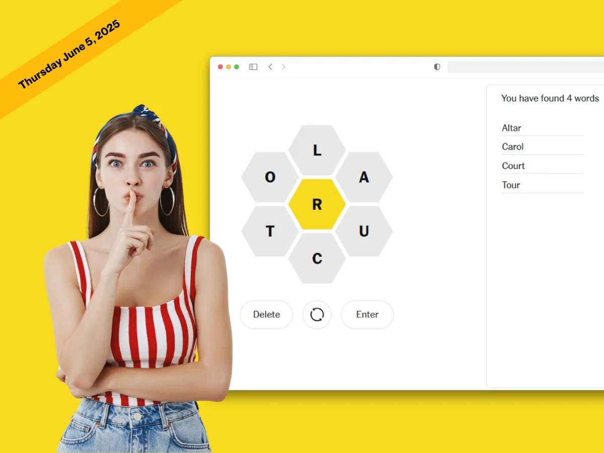 Today Spelling Bee answers June 5, 2025 and Pangram today