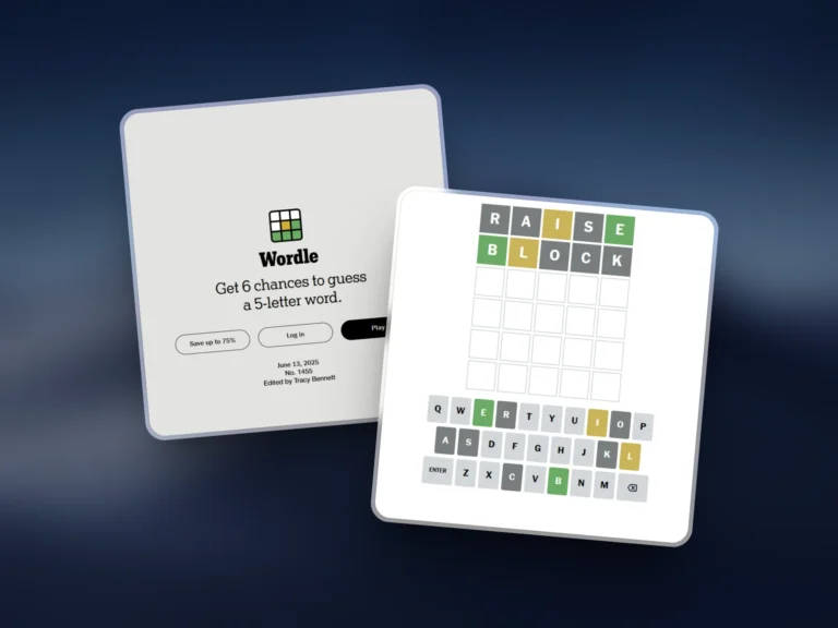 Today Wordle Hints, Answer and Clues (#1455) - June 13, 2025