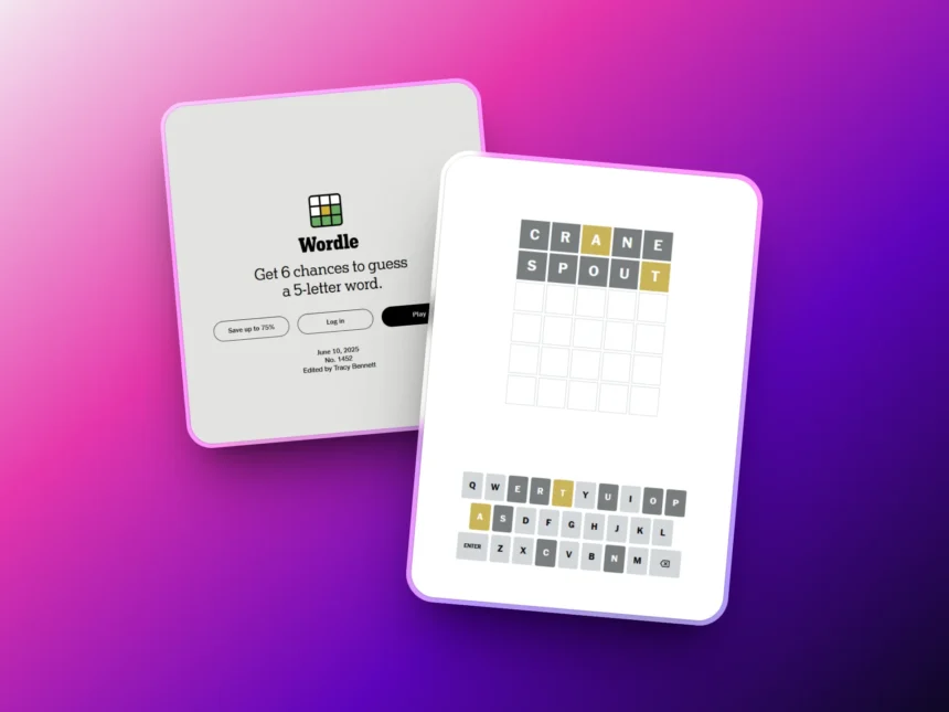 NYT Wordle Hints June 10, 2025 (#1452) Clues & Answers 1 Wordle hints today (#1452) June 10, 2025 – Daily puzzle answer