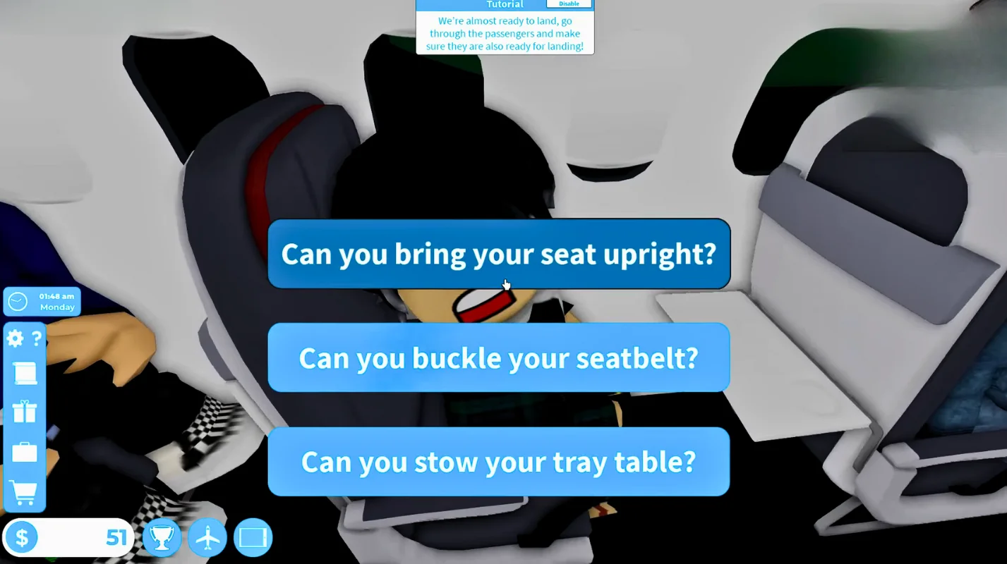 Working Cabin Crew Simulator Codes
