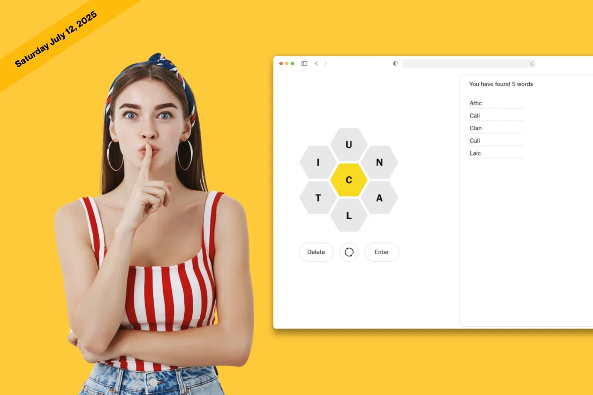 Discover NYT Spelling Bee July 12, 2025 Answers & Pangram 4 NYT Spelling Bee Pangram today July 12, 2025