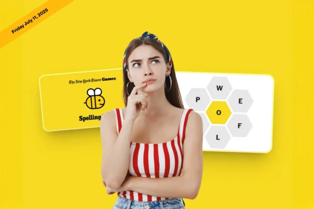 NYT Spelling Bee answers July 11, 2025 and Pangram today