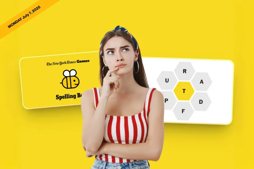 NYT Spelling Bee answers July 7, 2025 and Pangram today