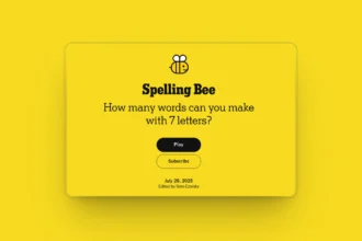 NYT Spelling Bee answers hints and Pangram today 29 july
