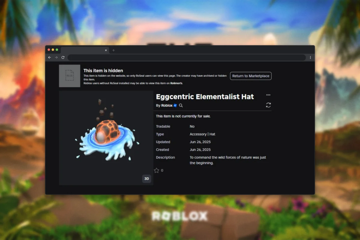 Roblox Hatch 2025 Event Leaked Rewards