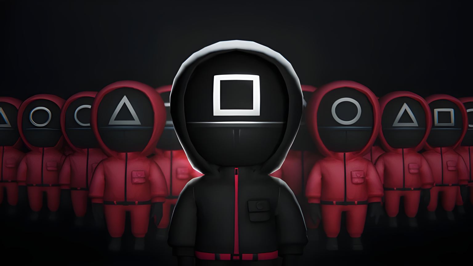 Squid Game The Final Games Codes Roblox characters on podium in July 2025 event