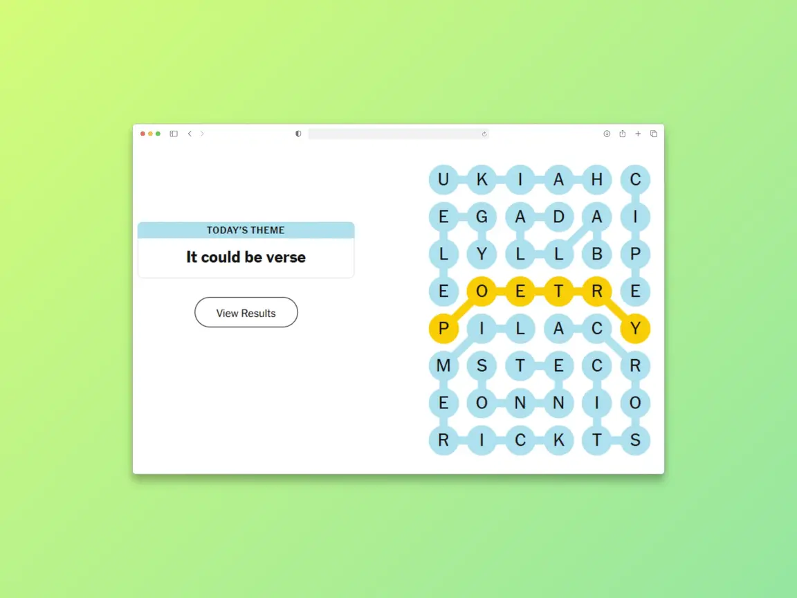 Today NYT Strand Answers solved July 11, 2025