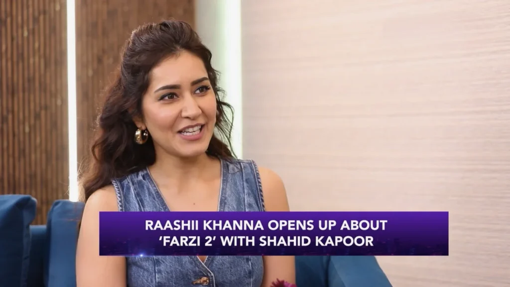 Raashi khanna interview with zoom on farzi season 2