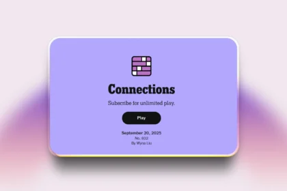 Daily NYT Connections September 20, 2025 (#832 Puzzle) connections