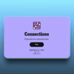 Daily NYT Connections September 21, 2025 (#833 Puzzle) connections