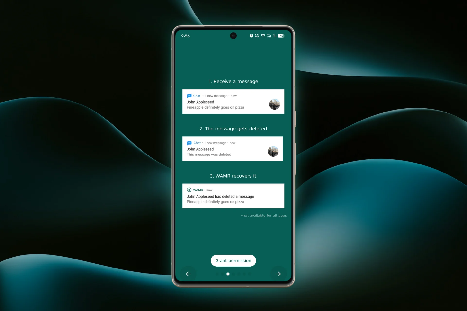 Enable Notifications Access of WAMR
