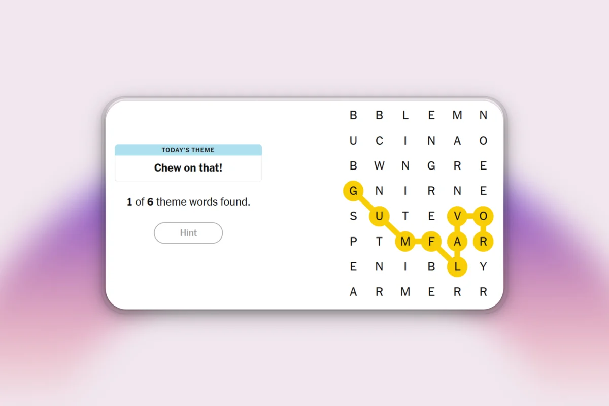 NYT Strands Spangram today #575 September 29, 2025