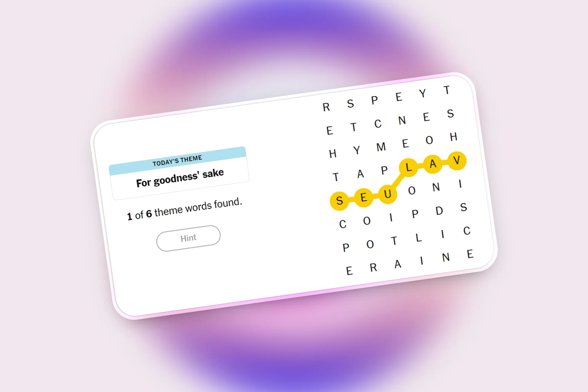 NYT Strands Spangram today 576 September 30 2025