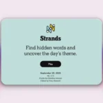 NYT Strands hints #575 with answers September 29, 2025