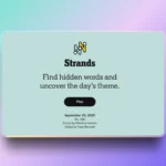 NYT Strands hints today with answers September 20, 2025