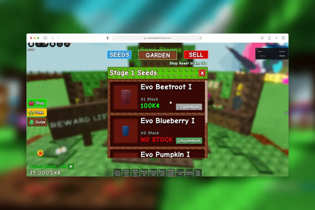 different stages of tending plants