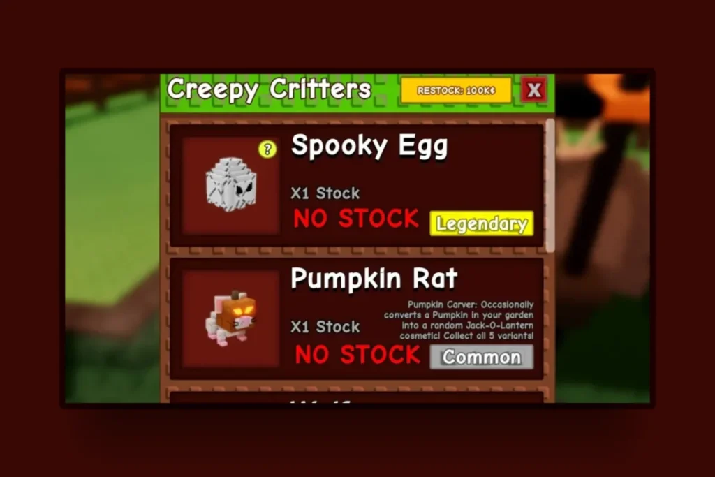 grow a garden - spooky egg complete guide