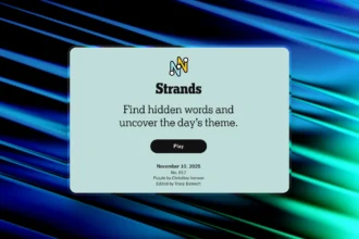 Today's NYT Strands hints and answer - solutions to game #617, Nov 10, 2025