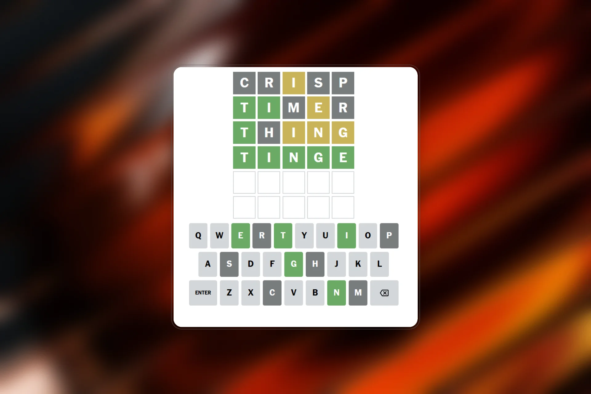 Wordle Hints Today of Thursday Nov 13, 2025 (#1608) Solved