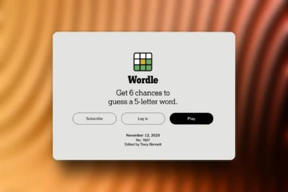 Wordle hints today (#1607) for Nov 12, 2025 answer