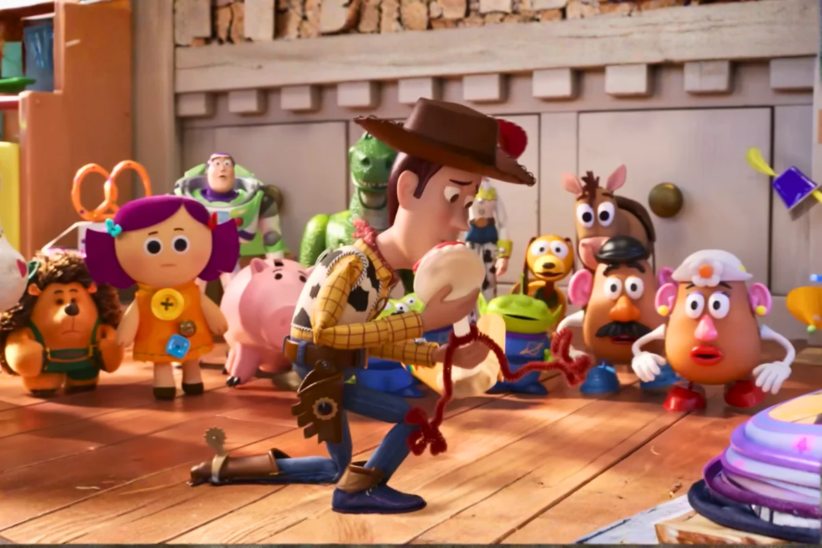 toy story with his friends