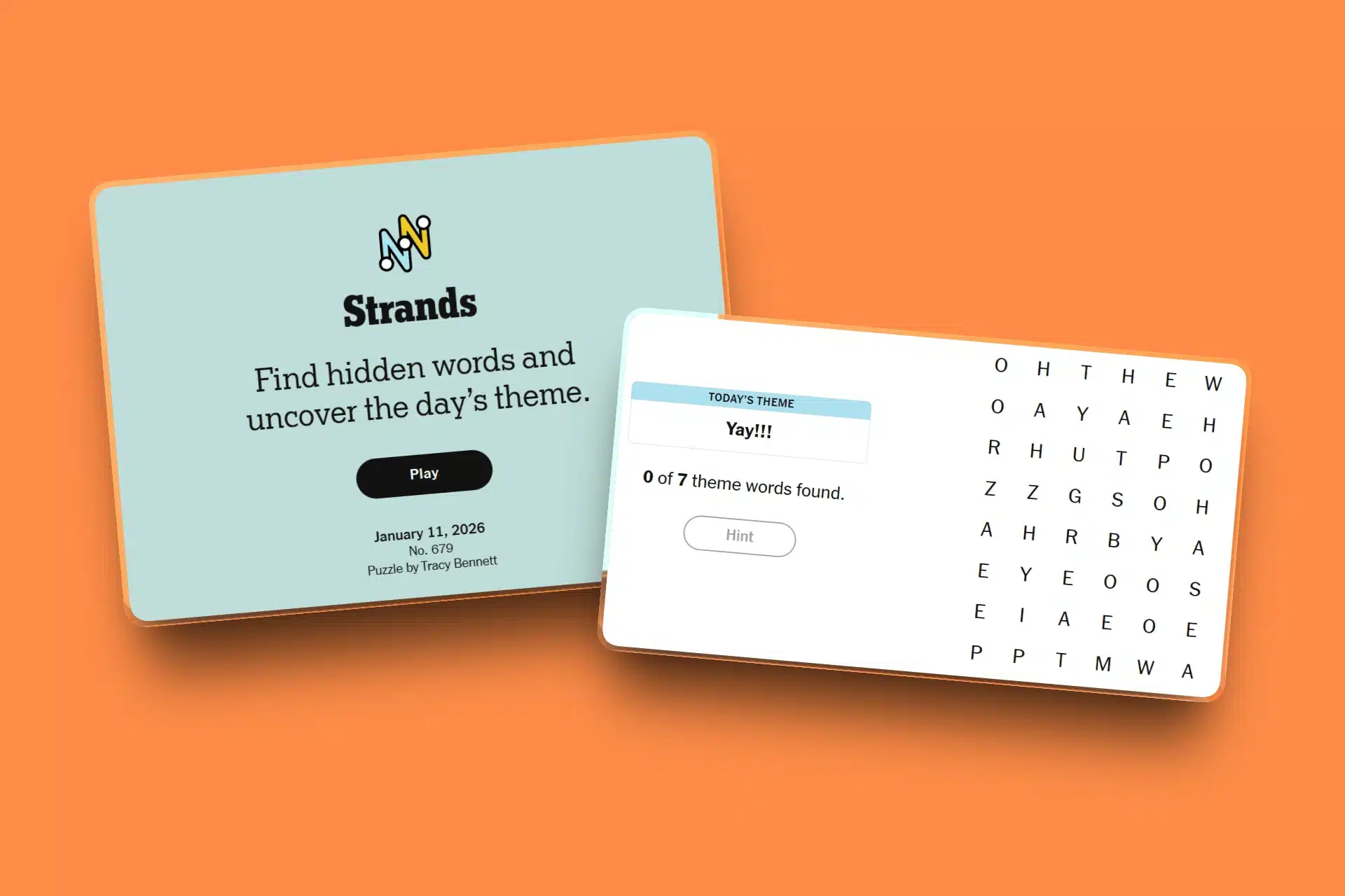 NYT Strands Hints & Spangram Today (All Answers Of 11 Jan, 2025)