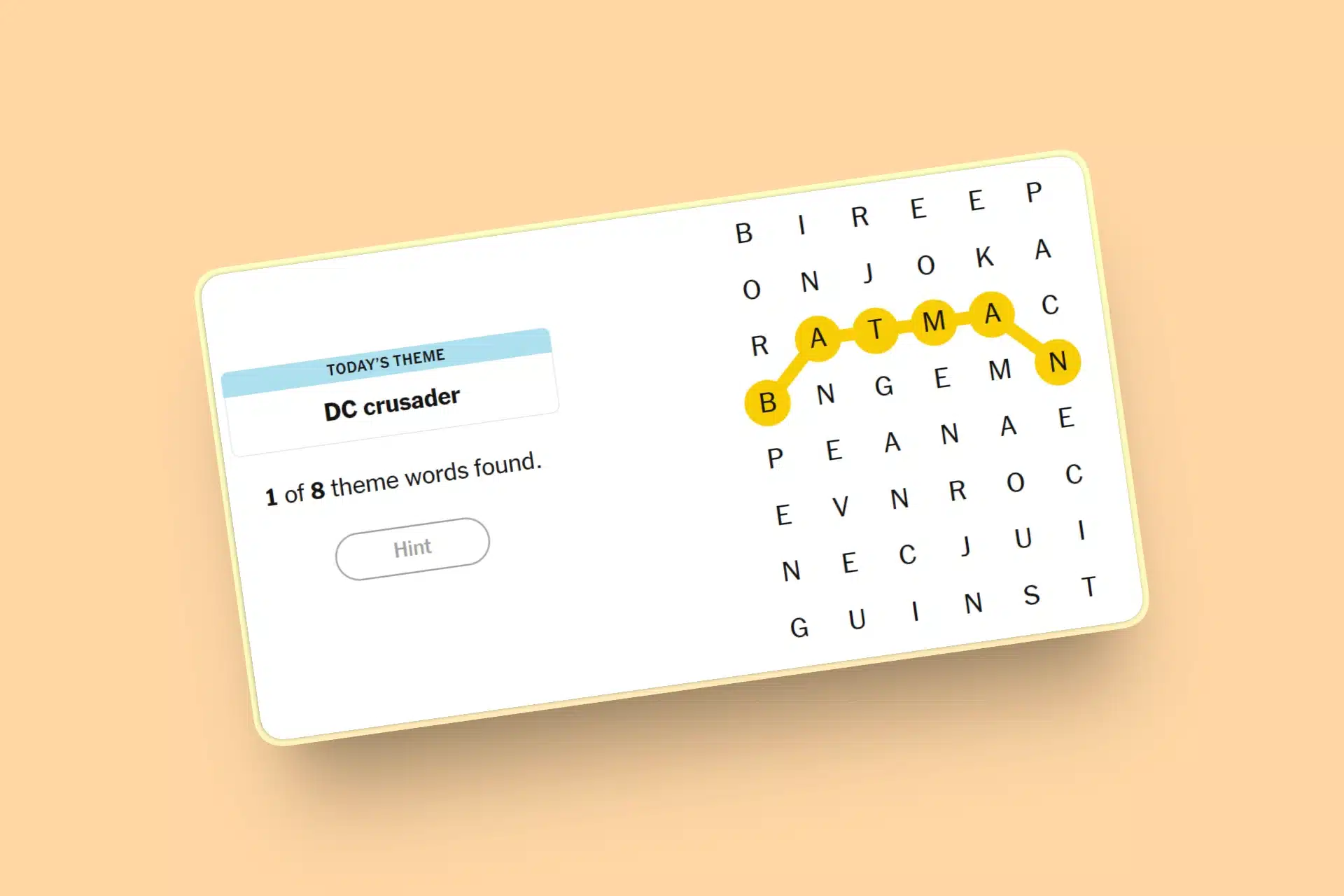 NYT Strands game Jan 16, 2026 spangram