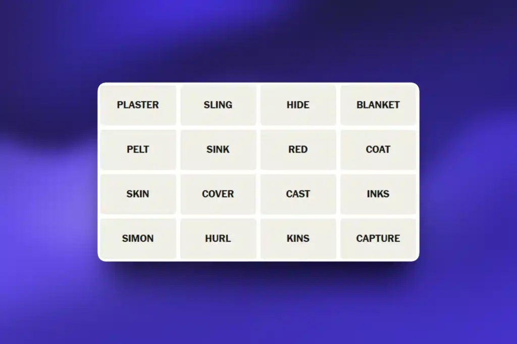 Today NYT Connections #951 Saturday Jan 17, 2026