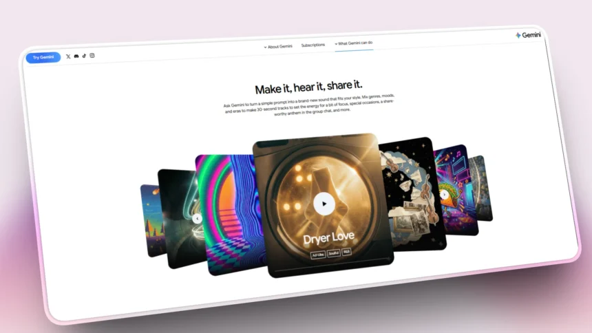 Google Gemini AI Music Generator Create Free AI Songs