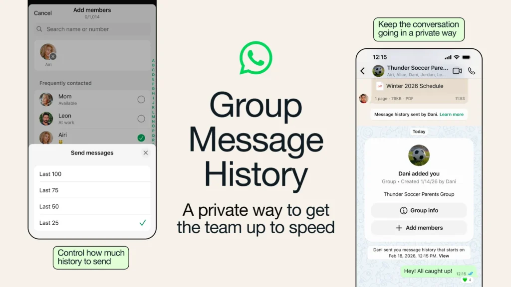 WhatsApp Group Message History: Share Recent Chats Now 2 whatsapp group messaage history