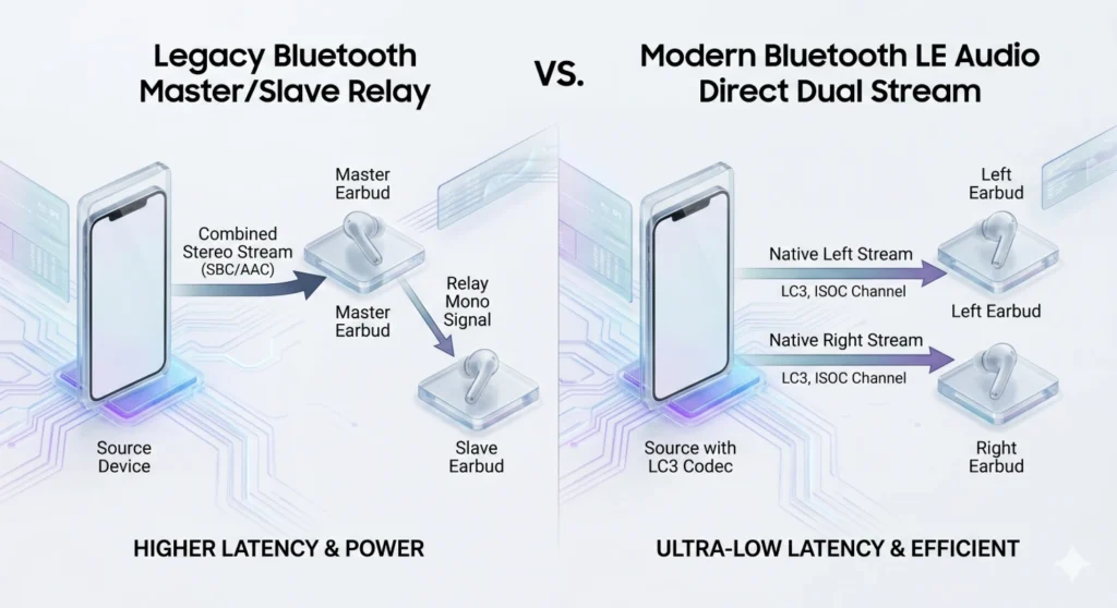 comparison diagram of Bluetooth LE Audio — Why LC3 Can't Be Separated From It