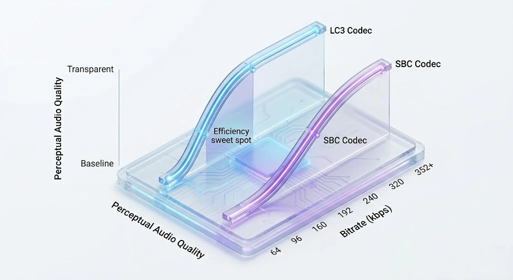Low Complexity Communication Codec. Co-developed by the audio engineering experts
