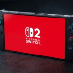 Nintendo Switch 2 Placed on a metalic table
